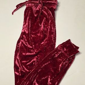 S LuLaRoe Velvet Jax Jogger Pants